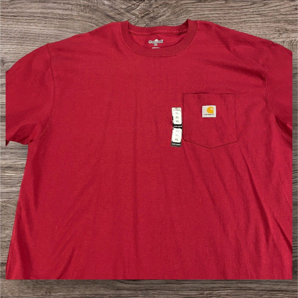 Carhartt Men's Size Small K87 Loose Fit Heavyweight Pocket Tee T-Shirt - Picture 6 of 15